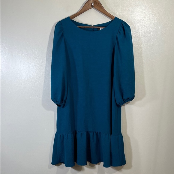 Dkny Dresses & Skirts - EUC DKNY Teal Long Sleeve Dress